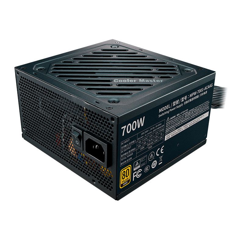 Fonte Cooler Master G700 Gold, 700W, 80 Plus Gold, Preto, MPW-7001-ACAAG-BR