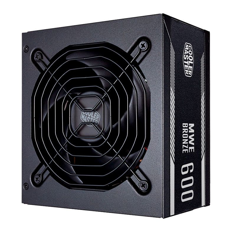 Fonte Cooler Master MWE 600, 600W, 80 Plus Bronze, Preto, MPX-6001-ACAAB-US