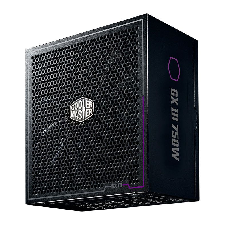 Fonte Cooler Master GX III 750 Gold, 750W, PCI-e 5.0, Full Modular, 80 Plus Gold, Preto, MPX-7503-AFAG-BBR