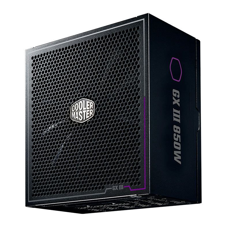 Fonte Cooler Master GX III 850 Gold, 850W, PCI-e 5.0, Full-Modular, 80 Plus Gold, Preto, MPX-8503-AFAG-BBR