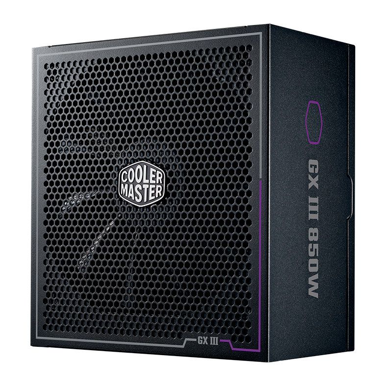 Fonte Cooler Master GX III 850 Gold, 850W, PCI-e 5.0, Full-Modular, 80 Plus Gold, Preto, MPX-8503-AFAG-BBR