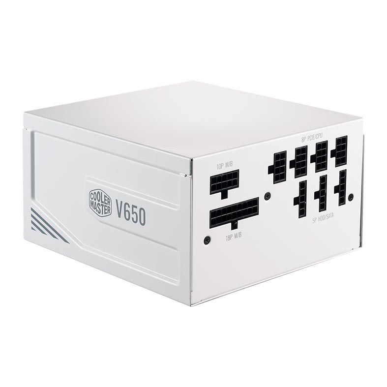 Fonte Cooler Master V650 Gold V2 White Edition Full-Modular 80 Plus Gold, MPY-650V-AGBAG-WO
