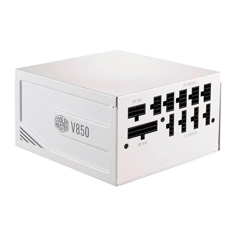 Fonte Cooler Master V850 Gold V2 White Edition Full-Modular 80 Plus Gold, MPY-850V-AGBAG-WO
