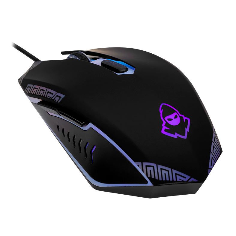 Combo Gamer Mancer ORC 4x1, Teclado ABNT2, Mouse 3600DPI, Mousepad Pequeno, Headset Drivers 50mm, Rainbow, MRC-ORC-RBW01
