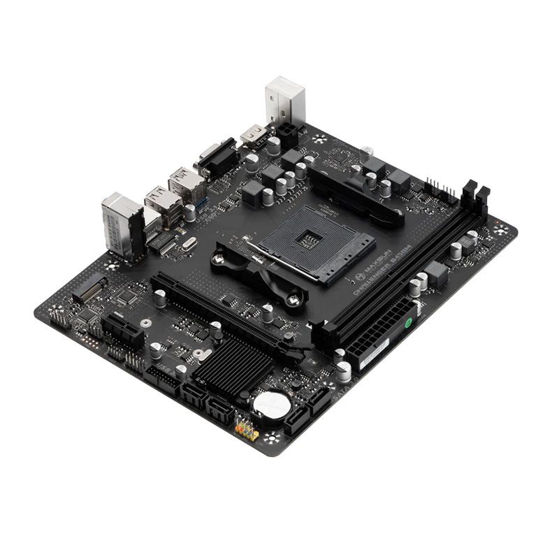 Placa Mae Maxsun Challenger B450M, DDR4, Socket AMD AM4, M-ATX, Chipset AMD B450, MS-CHALLENGER-B450M