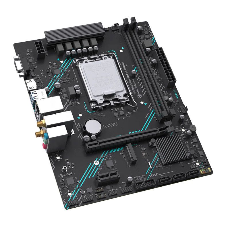 Placa Mae Maxsun MS-H610M 666 WiFi6 ARGB, DDR4, LGA1700, M-ATX, Chipset Intel H610, MS-H610M-666-WF6-ARGB