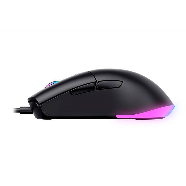 Mouse Gamer Havit MS1038, RGB, 8000DPI, 7 Botoes, Preto, MS1038