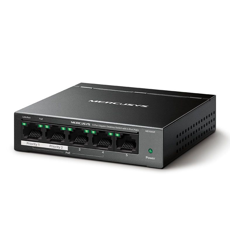 Switch Mercusys 5 Portas Gigabit, MS105GP