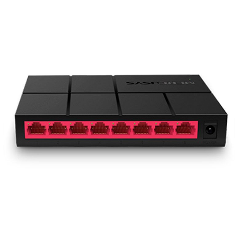 Switch Mercusys 8 Portas 10/100/1000Mbps Preto, MS108G