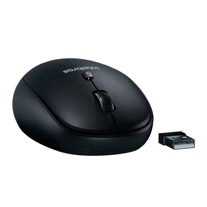 Mouse Wireless Intelbras MSI 200, 2400DPI, Preto, MSI200-PRETO