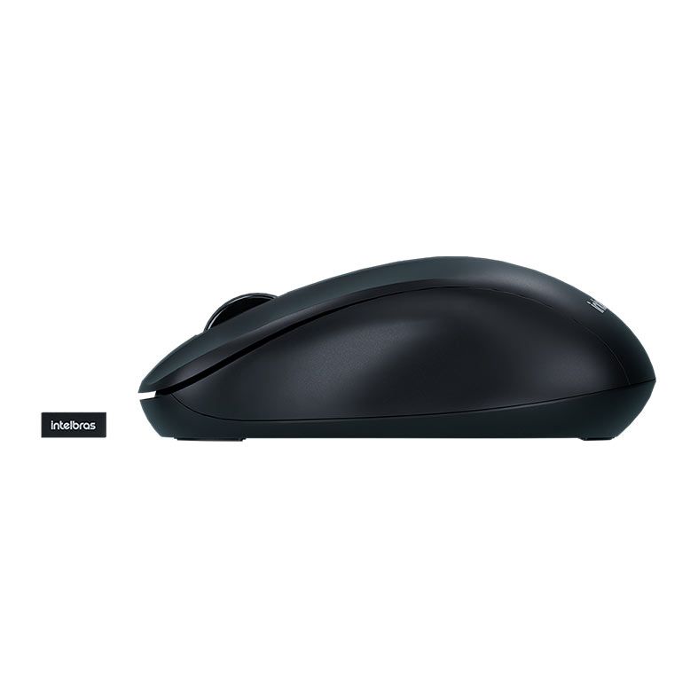 Mouse Intelbras MSI 50, 1200DPI, Wireless, 3 Botoes, Preto, MSI50
