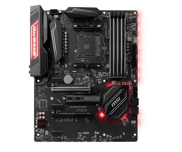 Placa Mãe MSI B350 Gaming Pro Carbon RGB, AM4 Chipset AMD B350