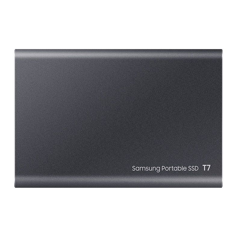 SSD Externo Samsung T7, 2TB, USB 3.2, Cinza, MU-PC2T0T-WW