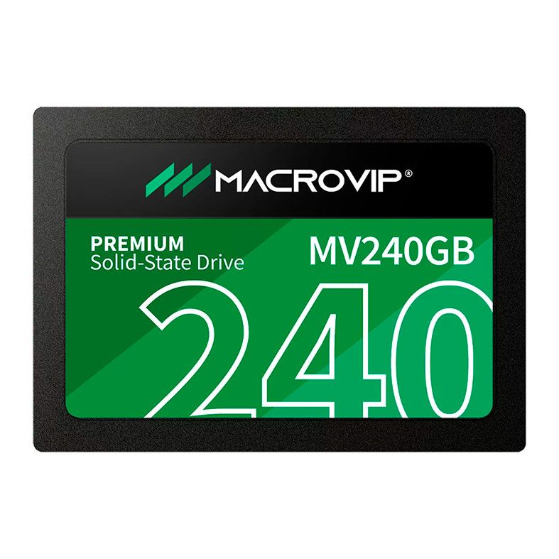SSD Macrovip Premium, 240GB, 2.5, Sata III 6GB/s, Leitura 520MB/s, Gravacao 450/MBs, MV240GB