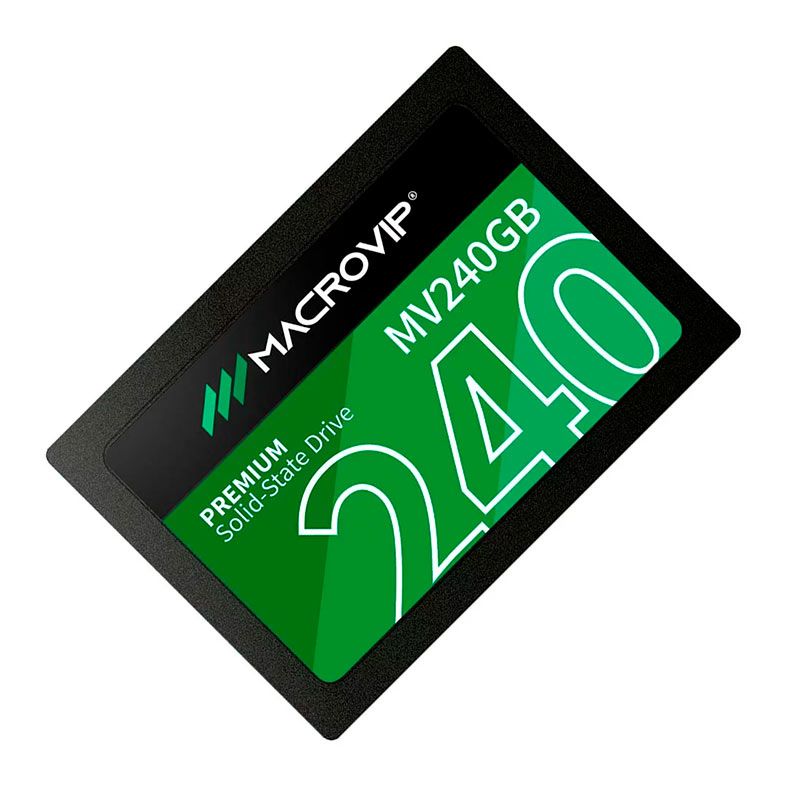 SSD Macrovip Premium, 240GB, 2.5, Sata III 6GB/s, Leitura 520MB/s, Gravacao 450/MBs, MV240GB