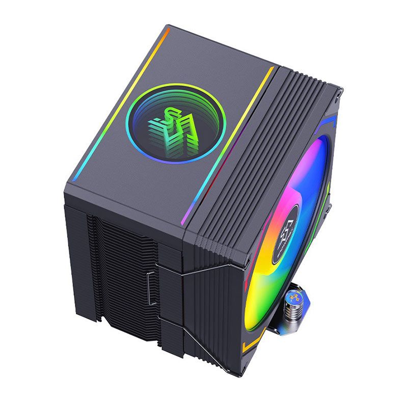 Cooler Para Processador Snowman MX96-V3, ARGB, 92mm, Preto, MX96