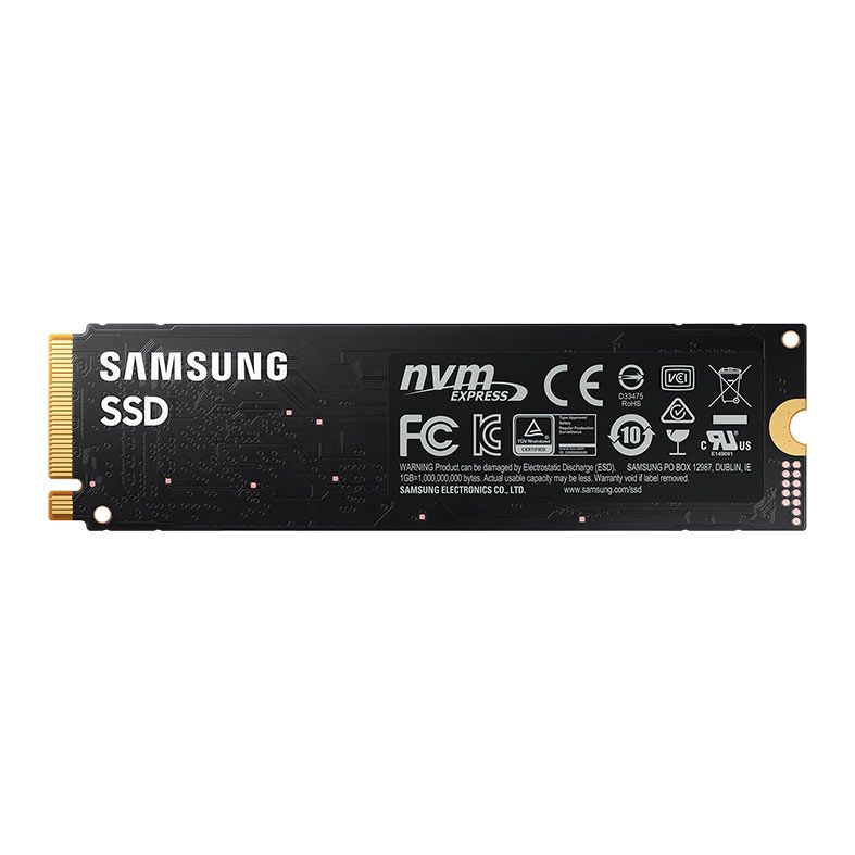 SSD Samsung 980, 500GB, M.2 2280, PCIe NVMe, Leitura 3100 MB/s, Gravacao 2600 MB/s, MZ-V8V500BW
