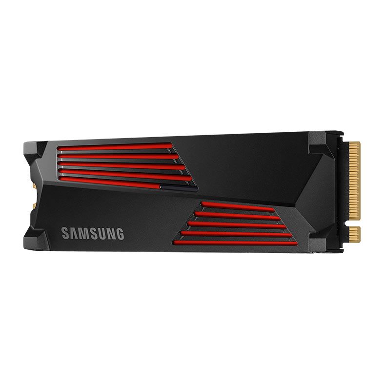 SSD Samsung 990 PRO com Heatsink, 2TB, M.2 2280, PCIe NVMe, Leitura 7450 MB/s, Gravacao 6900 MB/s, MZ-V9P2T0CW