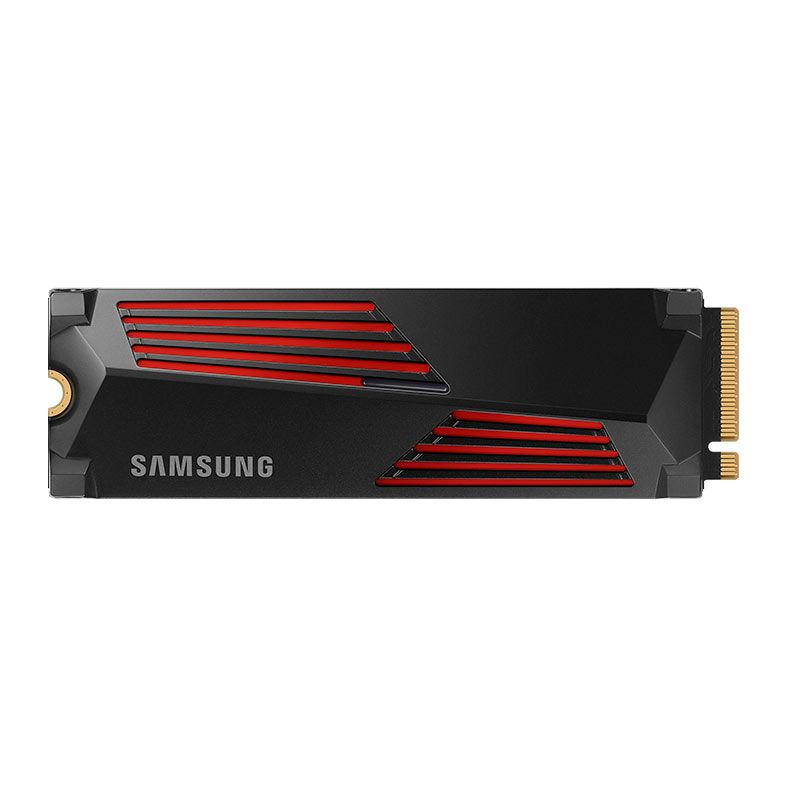 SSD Samsung 990 PRO com Heatsink, 2TB, M.2 2280, PCIe NVMe, Leitura 7450 MB/s, Gravacao 6900 MB/s, MZ-V9P2T0CW