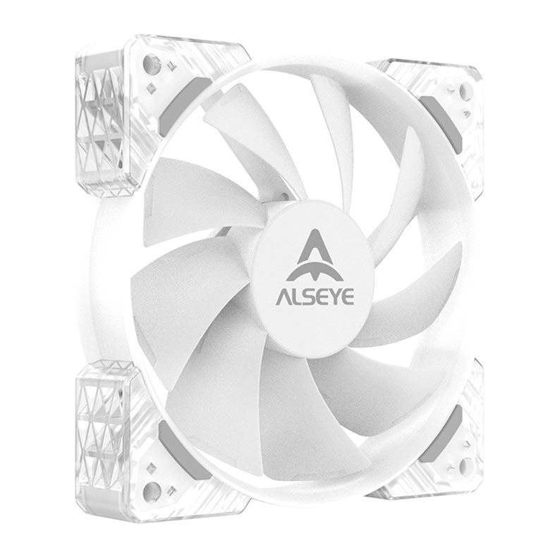 Kit ventoinhas Alseye N12-W, ARGB, 3x120mm, Branco, N12-W-KIT-ALSEYE