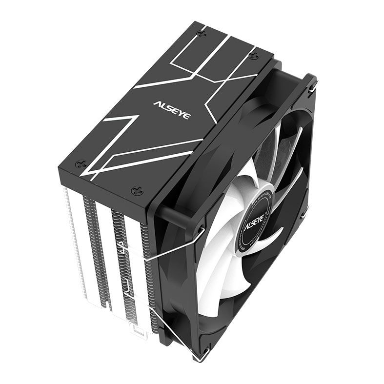 Cooler para Processador Alseye N120 SE COV, RGB, 120mm, Preto, N120-SE-COV-BK