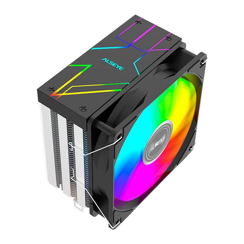 Cooler para Processador Alseye N120 SE COV, RGB, 120mm, Preto, N120-SE-COV-BK