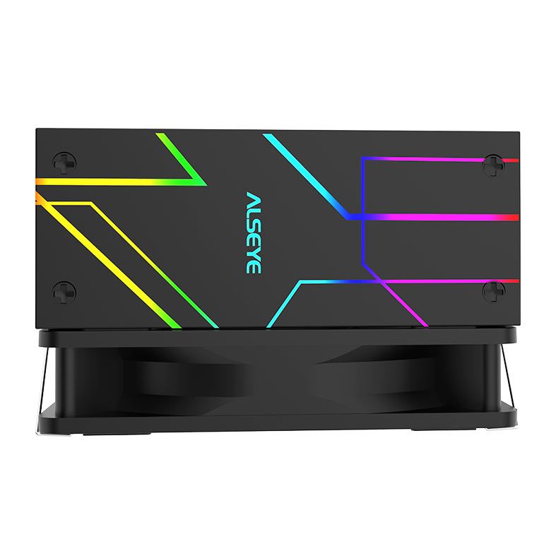 Cooler para Processador Alseye N120 SE COV, RGB, 120mm, Preto, N120-SE-COV-BK