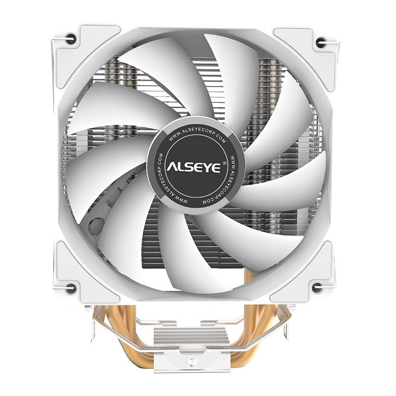 Cooler para Processador Alseye N120 SE COV, RGB, 120mm, Branco, N120-SE-COV-WH