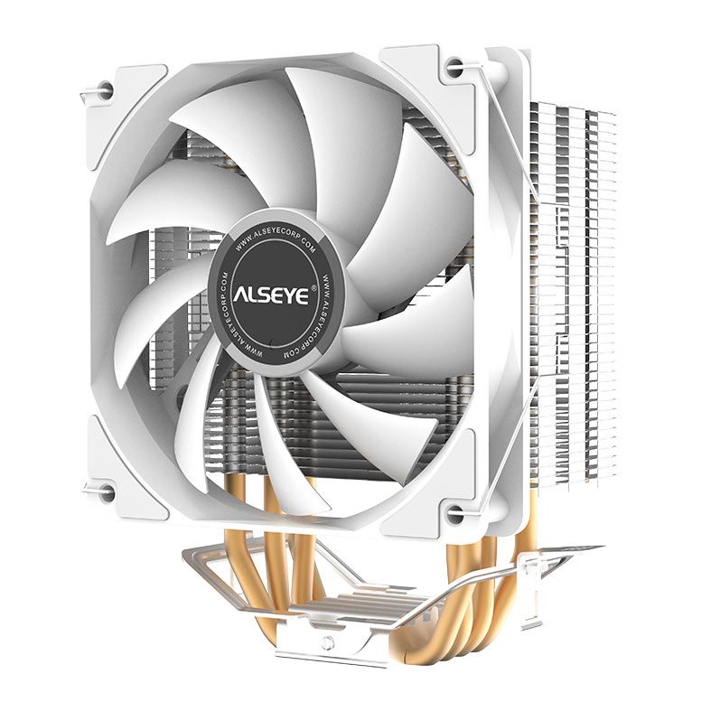 Cooler para Processador Alseye N120 SE COV, RGB, 120mm, Branco, N120-SE-COV-WH