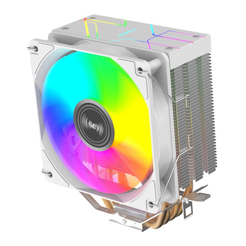 Cooler para Processador Alseye N120 SE COV, RGB, 120mm, Branco, N120-SE-COV-WH