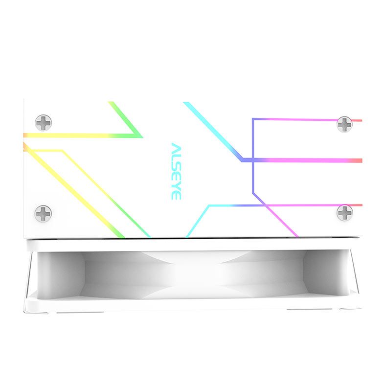 Cooler para Processador Alseye N120 SE COV, RGB, 120mm, Branco, N120-SE-COV-WH
