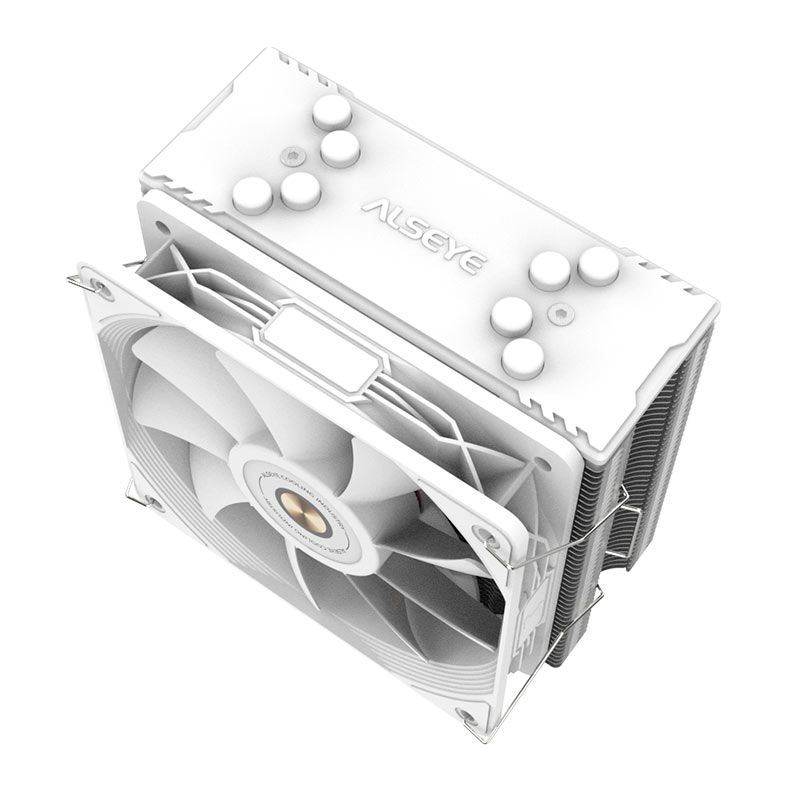 Cooler Para Processador Alseye Neo N120-W, RGB, 120mm, Branco, N120-W-ALSEYE