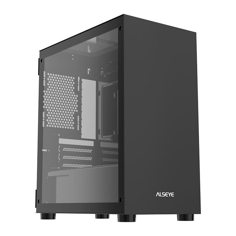 Gabinete Gamer Alseye N2, Mid-Tower, Lateral de Vidro, Preto, N2BK-ALSEYE