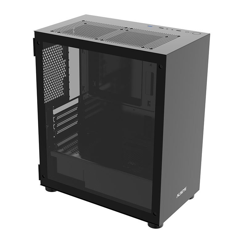 Gabinete Gamer Alseye N2, Mid-Tower, Lateral de Vidro, Preto, N2BK-ALSEYE