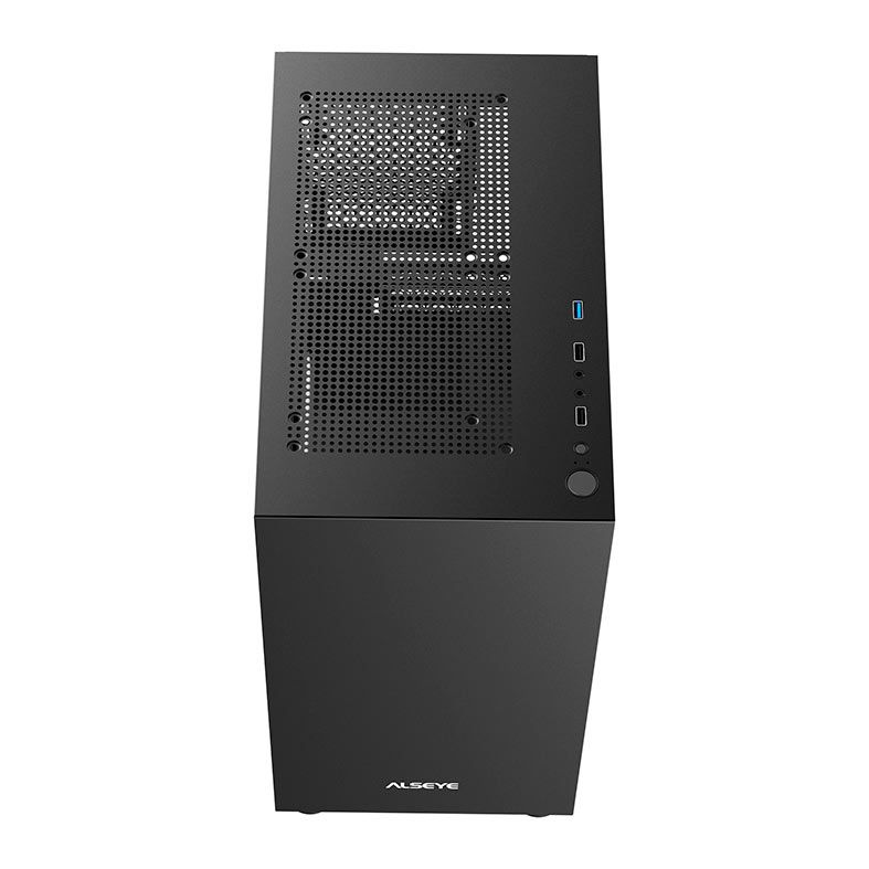 Gabinete Gamer Alseye N2, Mid-Tower, Lateral de Vidro, Preto, N2BK-ALSEYE
