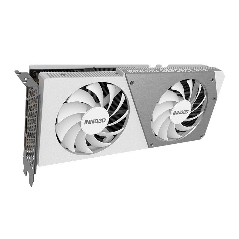 Placa de Video INNO3D GeForce RTX 4070 Twin X2 OC White, 12GB, GDDR6X, 192-bit, N40702-126XX-183052V