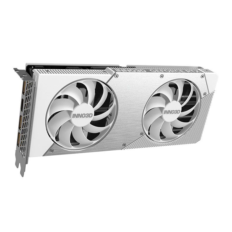 Placa de Video INNO3D GeForce RTX 5060 Ti Twin X2 OC White, 8GB, GDDR7, 128-bit, N506T2-08D7X-193075W - PRE VENDA