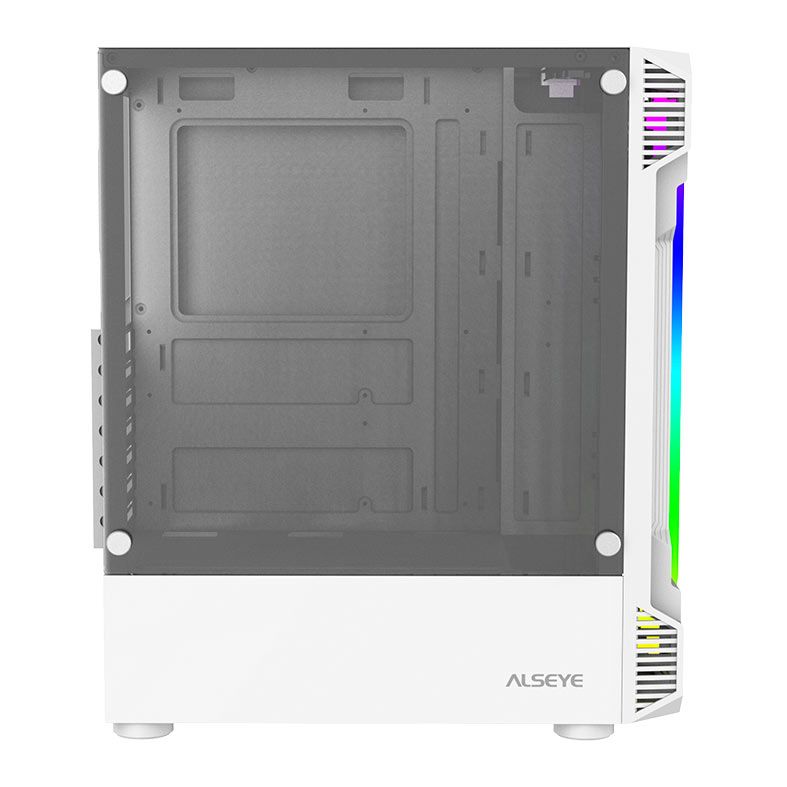 Gabinete Gamer Alseye N90, Mid-Tower, Lateral de Vidro, Branco, N90-WH