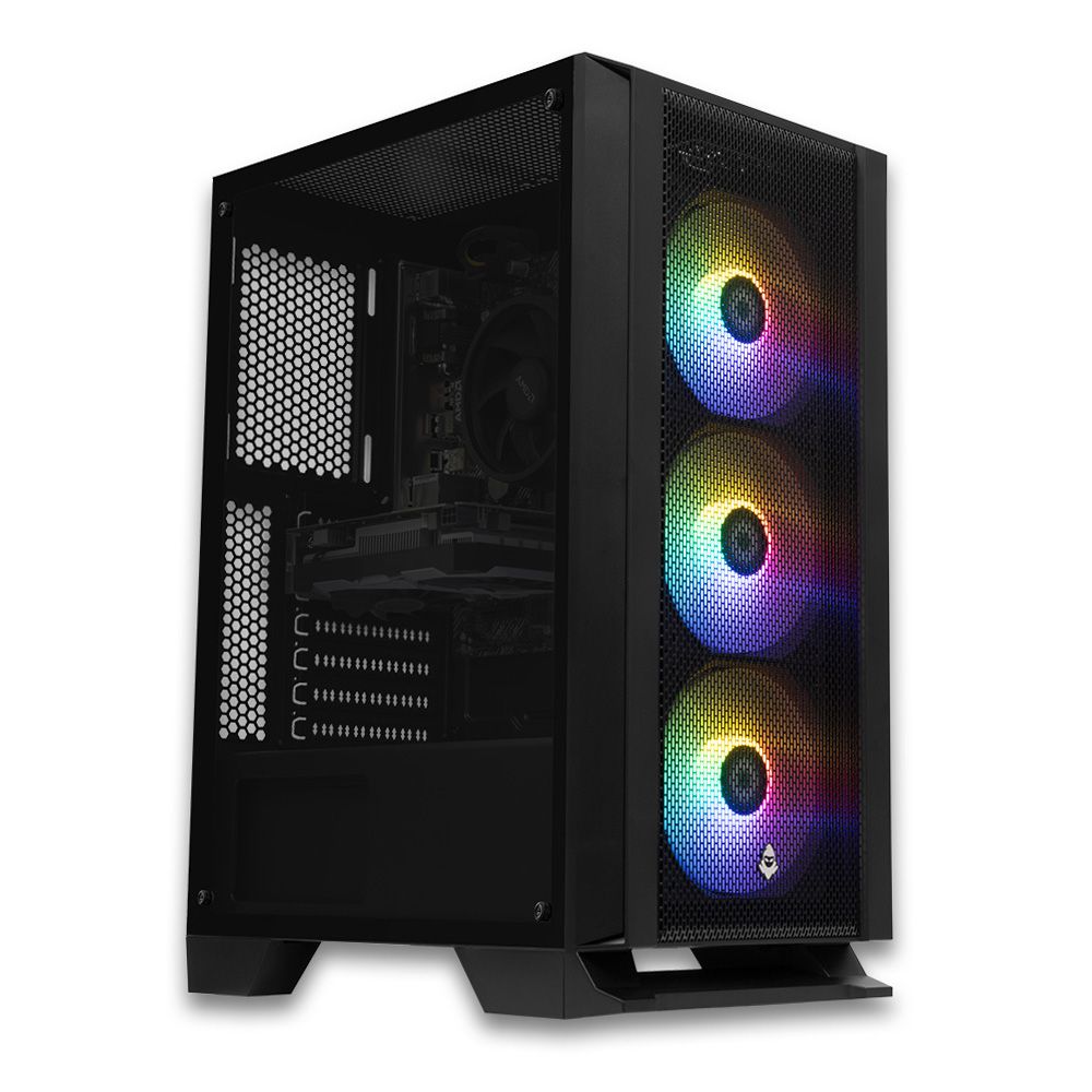 PC Gamer Pichau Lilith II, AMD Ryzen 5 4500, Radeon RX 560 XT 8GB, 16GB DDR4, SSD 480GB 