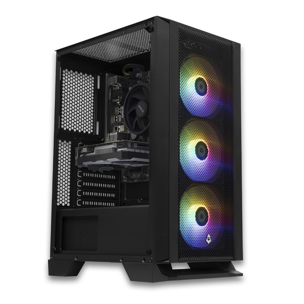 PC Gamer Pichau Lilith II, AMD Ryzen 5 4500, Radeon RX 560 XT 8GB, 16GB DDR4, SSD 480GB 
