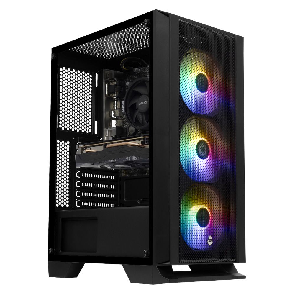 PC Gamer Pichau, AMD Ryzen 5 5600, Radeon RX 5500 XT 8GB, 16GB DDR4, SSD 480GB 
