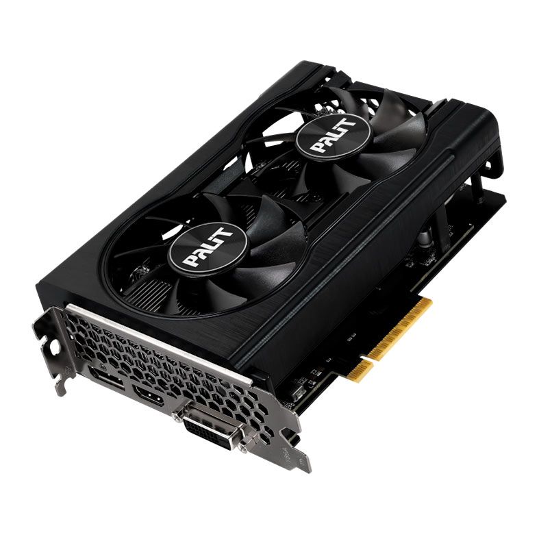 Placa de Video Palit GeForce RTX 3050 Dual, 8GB, GDDR6, 128-bit, NE63050018P1-1070D