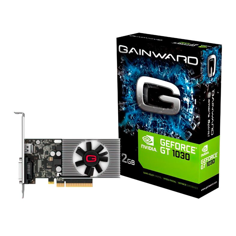 Placa de Video Gainward GeForce GT 1030, 2GB, DDR4, 64-bit, NEC103000646-1082F