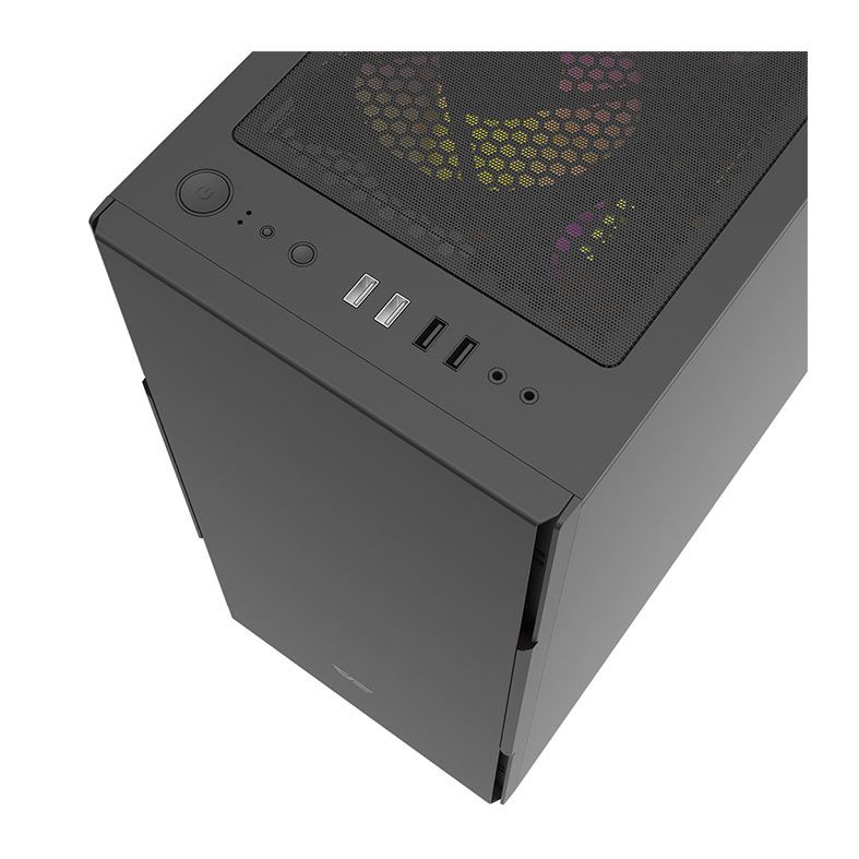Gabinete Gamer Aigo DarkFlash Neo 202 Preto Lateral Vidro