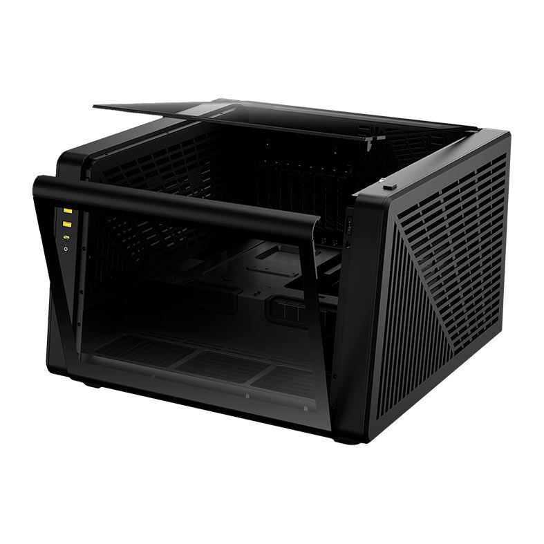 Gabinete Gamer Gamdias Neso P1 B, Full-Tower, Lateral de Vidro, Preto, NESO-P1-B