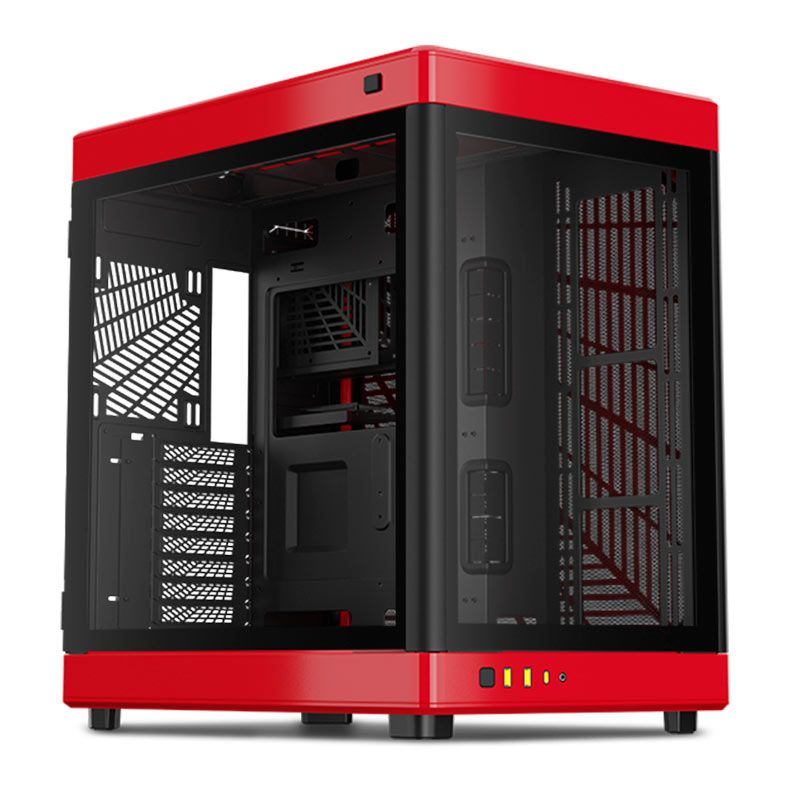 Gabinete Gamer Gamdias Neso P1 BR, Full-Tower, Lateral de Vidro, Preto e Vermelho, NESO-P1-BR