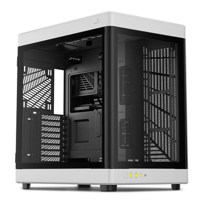 Gabinete Gamer Gamdias Neso P1 BW, Full-Tower, Lateral de Vidro, Preto e Branco, NESO-P1-BW