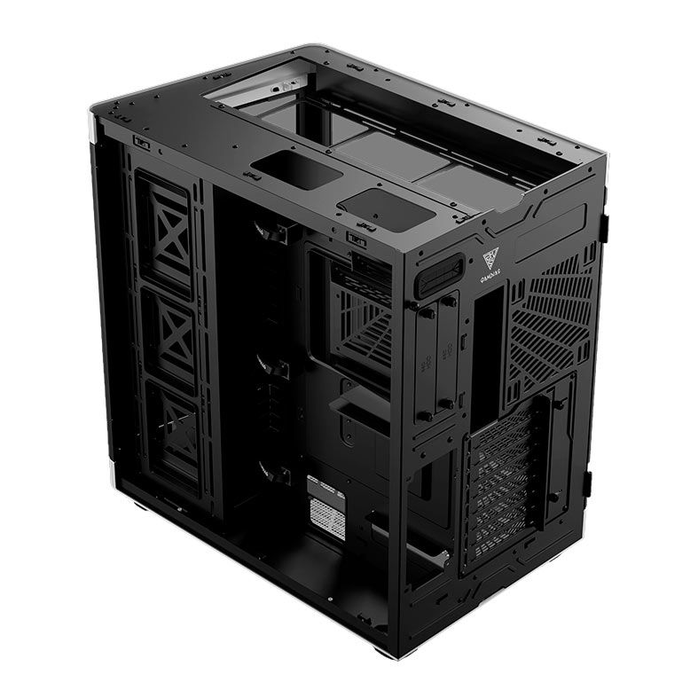 Gabinete Gamer Gamdias Neso P1 BW, Full-Tower, Lateral de Vidro, Preto e Branco, NESO-P1-BW