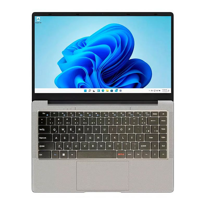 Notebook HQ Joy, Intel Core Celeron N4020, 14.1 Pol, 4GB DDR4, eMMC 128GB, Cinza Escuro, NHJ-W11H-CE2