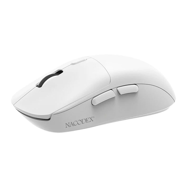 PRE VENDA - Mouse Gamer Ajazz NJ07, 12800DPI, 6 Botoes, Tri-Mode, Branco, NJ07-WH